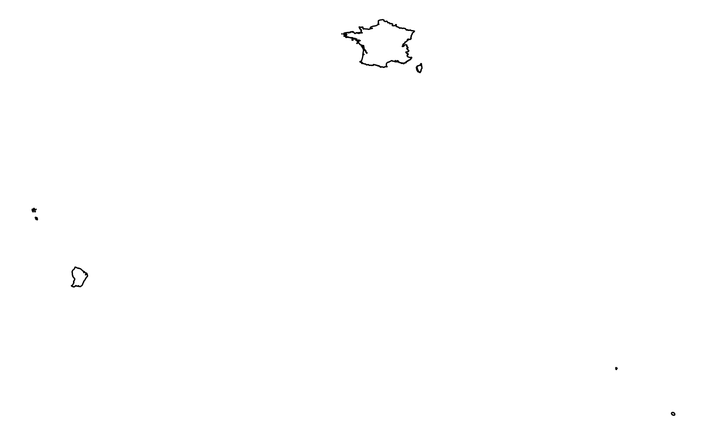 France Outline Map