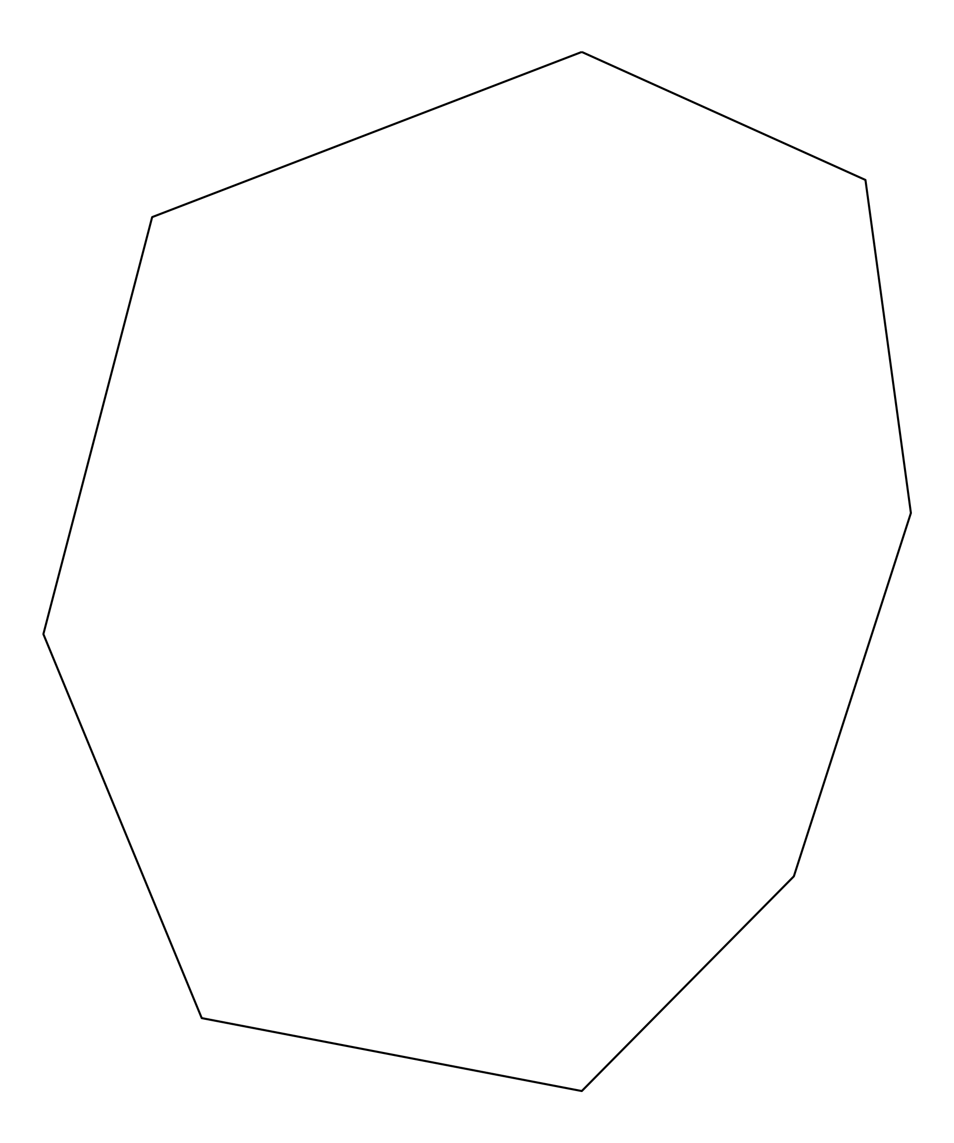 Nauru Outline Map