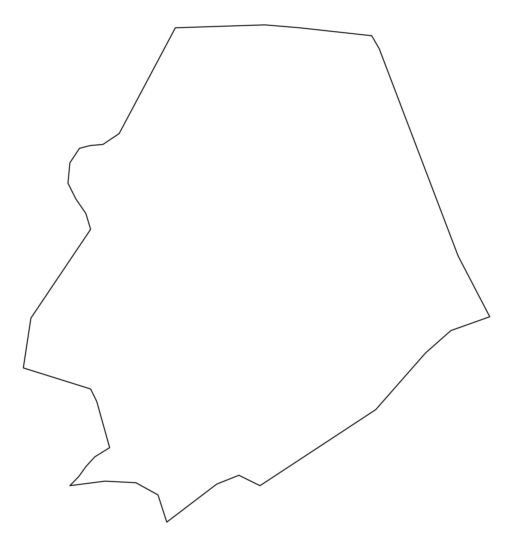Niue Outline Map