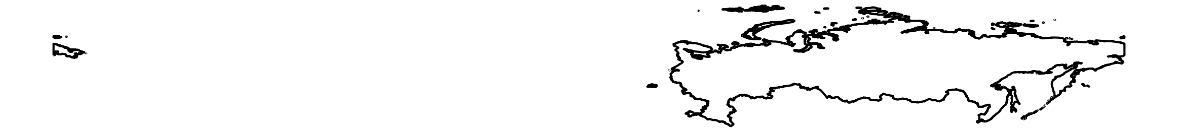 Russia Official Outline Map