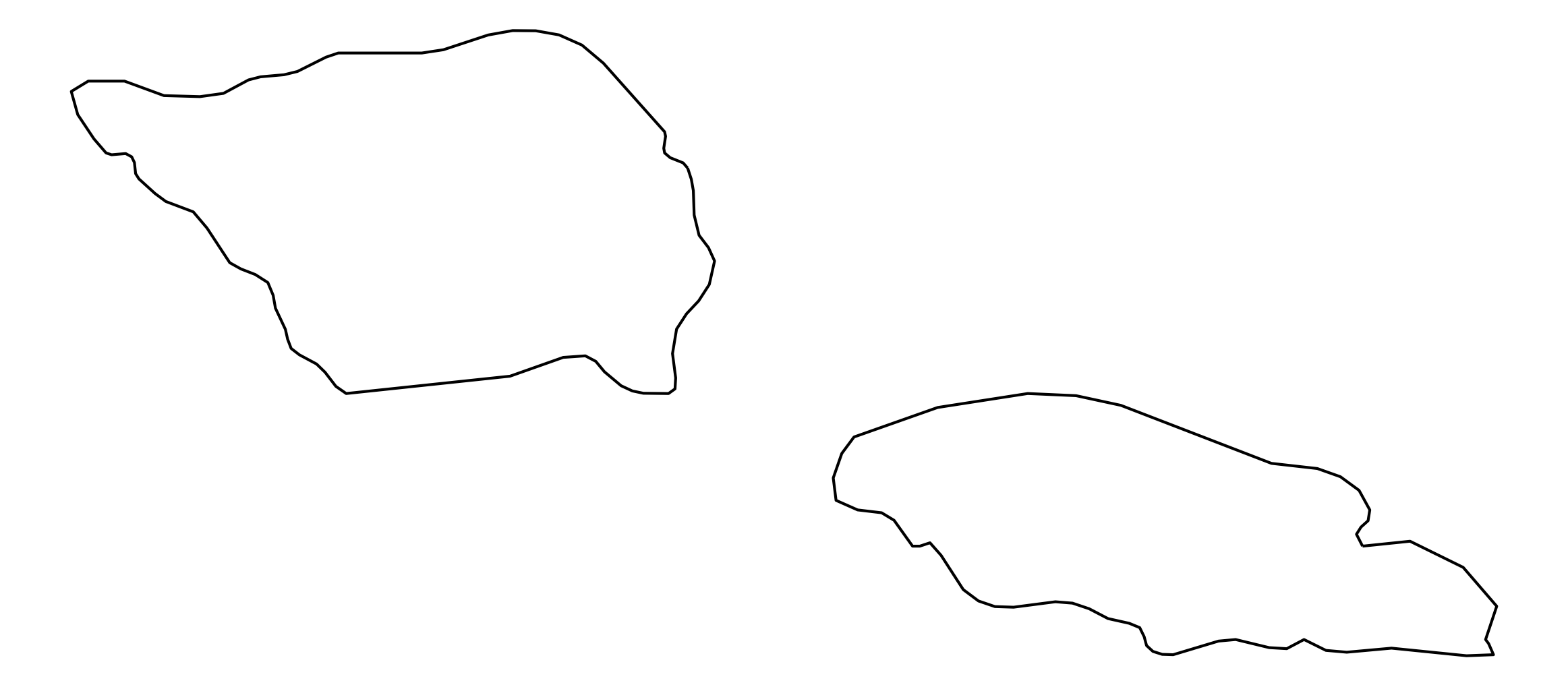 Samoa Outline Map