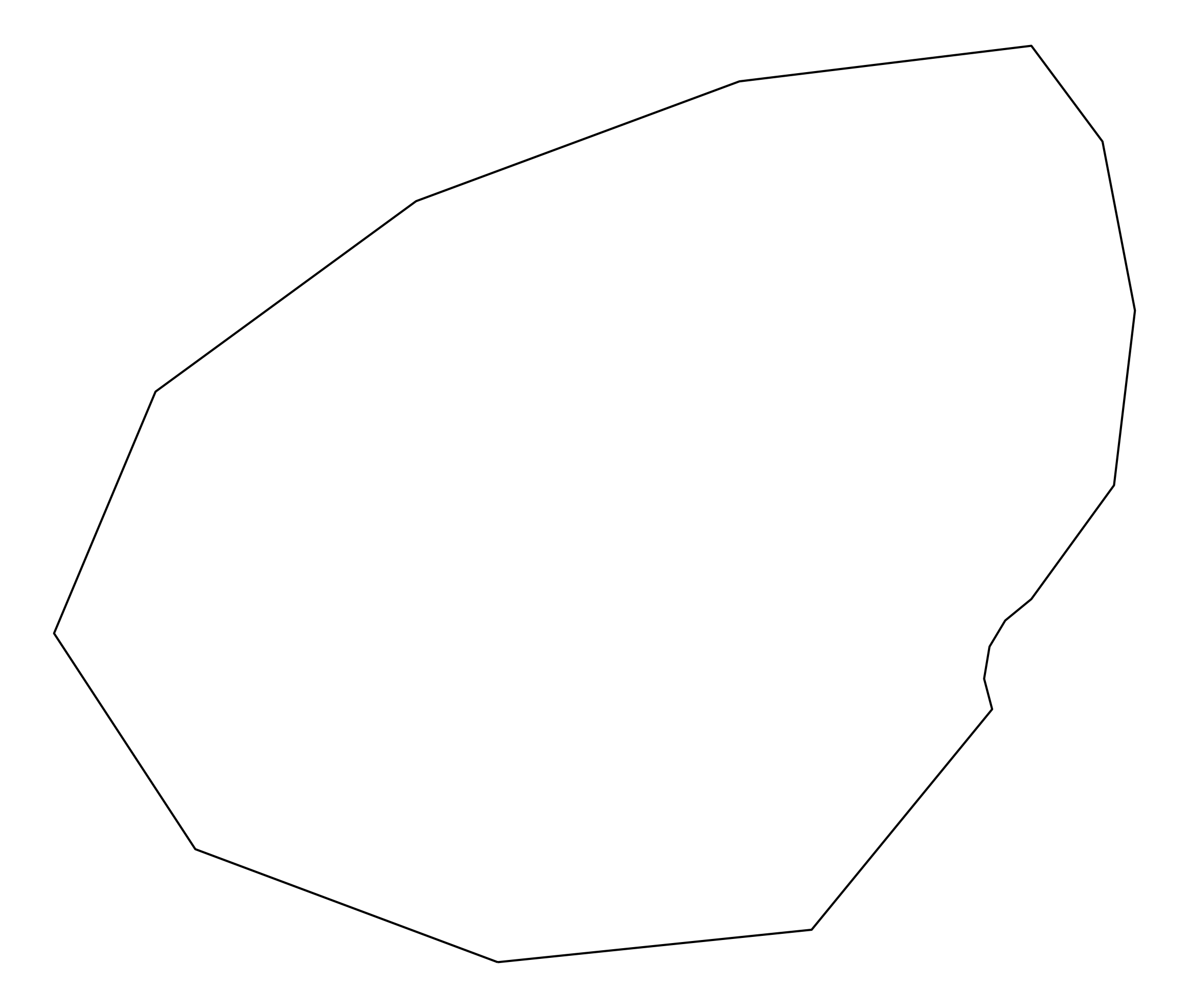 San Marino Outline Map
