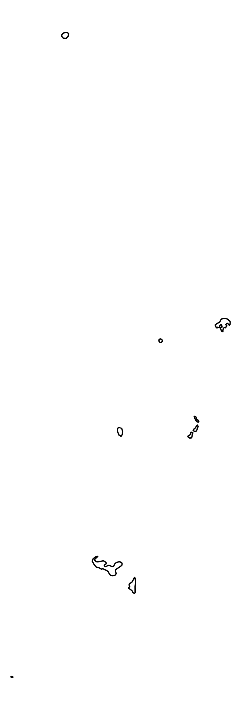 Tonga Outline Map